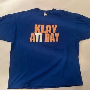 Golden State Warriors Klay Thompson A11 Day, Gildan, Men’s 2 XL Blue T Shirt